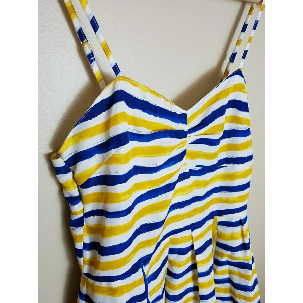 Jack Blue & Yellow Spaghetti Strap Dress